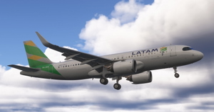 Latam Brasil - PR-XBG  Verde Amarelo| IniBuids A320neo | 4K w/Cabin thumbnail 13