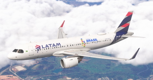 Latam Brasil - PR-XBP Conheça o Brasil Voando | IniBuids A320neo | 4K   w/Cabin thumbnail 9