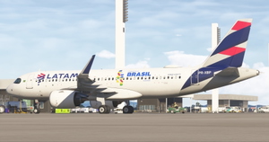 Latam Brasil - PR-XBP Conheça o Brasil Voando | IniBuids A320neo | 4K   w/Cabin thumbnail 10