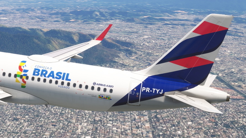 LATAM Brasil "Conheça o Brasil Voando" PR-TYJ | w/Cabin