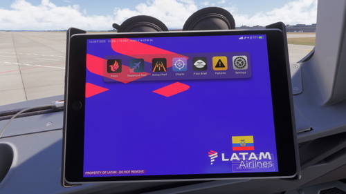 Latam Ecuador - XL/LNE - EFB background