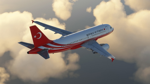 LatinVFR A319-ACJ Turkish Government "TC-IST" (8K)