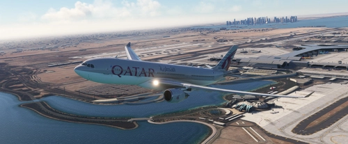 LatinVFR A330-200 Qatar Airways A7-ACG