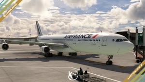 [DISCONTINUED] - LatinVFR A340-300 Air France 2021 F-GLZL 4K & 8K thumbnail 2