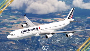 [DISCONTINUED] - LatinVFR A340-300 Air France 2021 F-GLZL 4K & 8K thumbnail 7