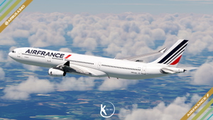 [DISCONTINUED] - LatinVFR A340-300 Air France 2021 F-GLZL 4K & 8K thumbnail 9