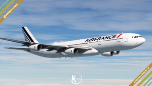 [DISCONTINUED] - LatinVFR A340-300 Air France 2021 F-GLZL 4K & 8K thumbnail 11
