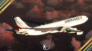 [DISCONTINUED] - LatinVFR A340-300 Air France 2021 F-GLZL 4K & 8K thumbnail 13