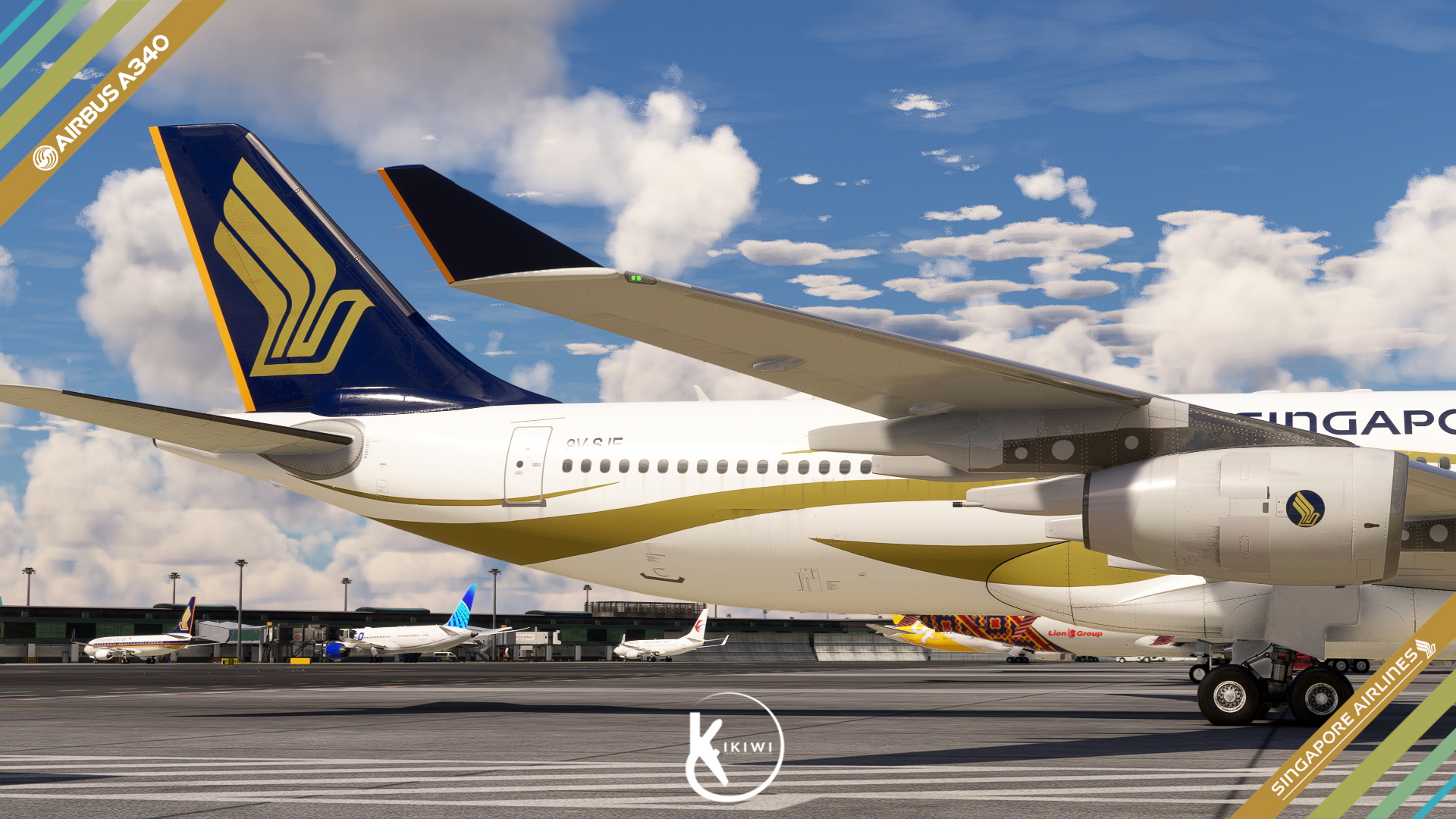 Modellino 1:200 Singapore Airlines A340-313 9V-SJE 50° Anniversario – InFlight 200