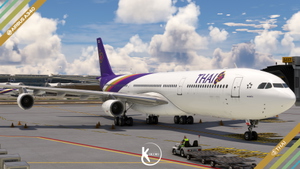 LatinVFR A340-300 Thai Airways 2006 Livery 4K & 8K thumbnail 2