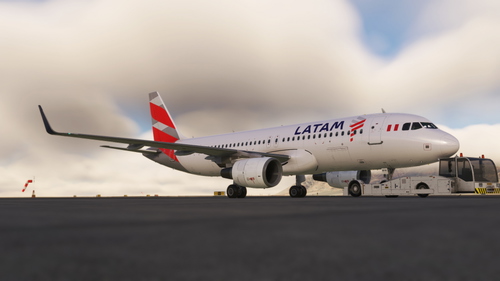 LatinVFR Airbus A320-200 LATAM Airlines CC-BFW (Bandera de Peru)