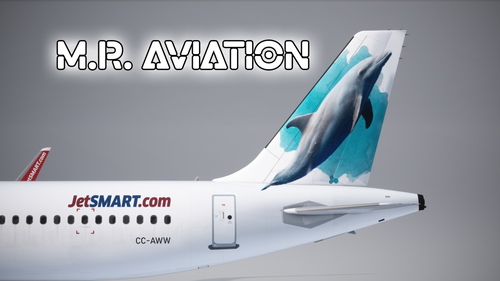 LatinVFR Airbus A321neo PW JetSMART CC-AWW (Delfín Nariz de Botella)