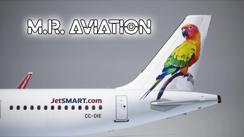 LatinVFR Airbus A321neo PW JetSMART CC-DIE (Cotorra del Sol)