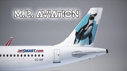 LatinVFR Airbus A321neo PW JetSMART CC-DIF (Pingüino de Humboldt)