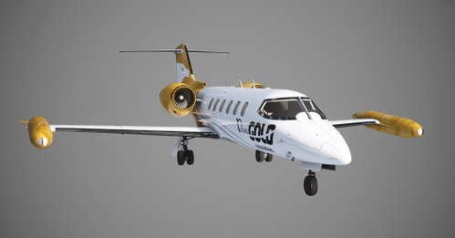 Learjet 35A 10 Anos - Gold Virtual Airlines