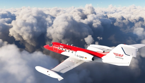 Learjet 35A DRF D-CDRF (+MEDEVAC)