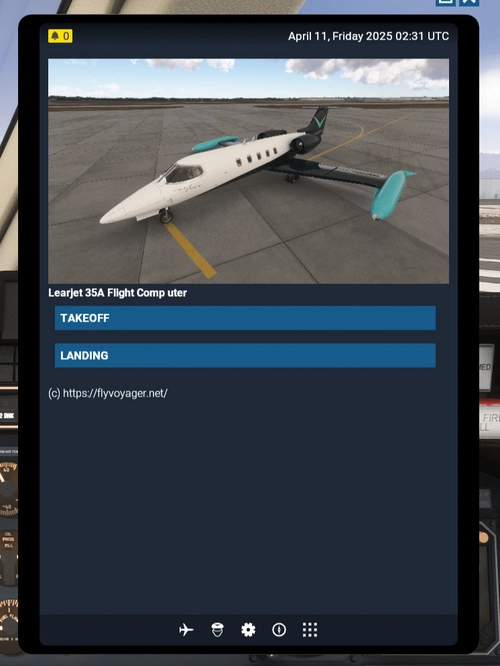 Learjet 35A Flight Computer (EFB APP)