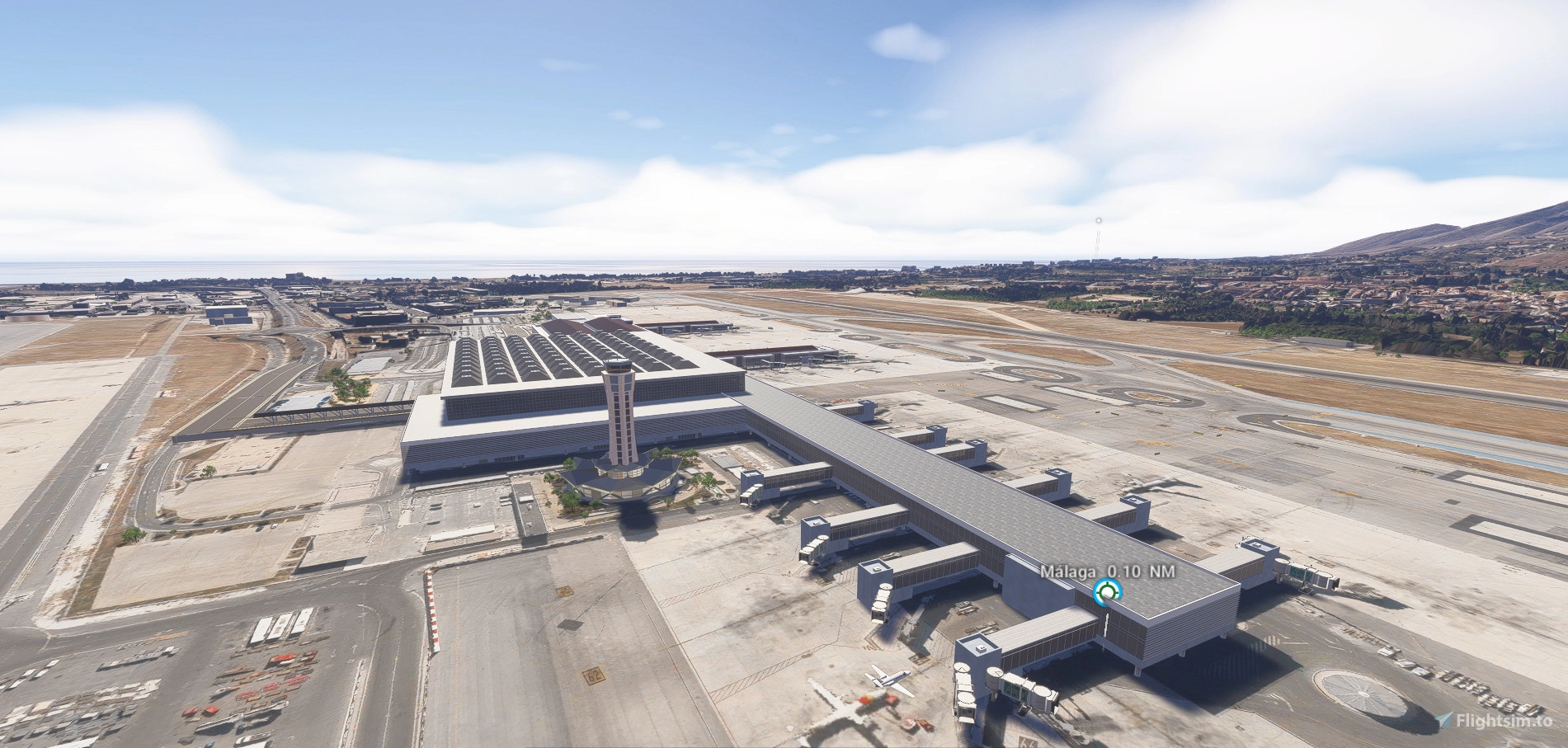 LEMG - Málaga Airport (MSFS 2024) - Image 1