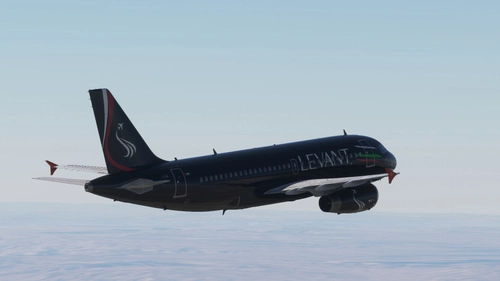 Levant VA | JY-XXX Special Livery | Fenix A319 IAE | 8K