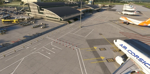 LFKJ - Ajaccio Napoleon Bonaparte Airport (by jolouv) enhancement for MSFS 2020