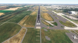 LFPG terrain fix with AFCAD and ground marking (with glass jetways option for GSX users) thumbnail 19