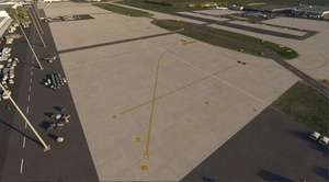 LFPG terrain fix with AFCAD and ground marking (with glass jetways option for GSX users) thumbnail 3