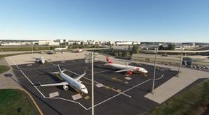 LFPG terrain fix with AFCAD and ground marking (with glass jetways option for GSX users) thumbnail 5