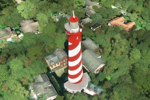Lighthouses Westerlicht and Westhoofd, the Schelderadartoren and the plompe toren