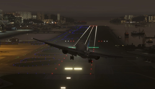 VHHX LightRemoval for Default Asobo Hongkong Kaitak Airport