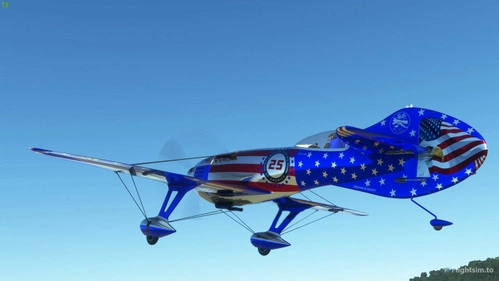 Livery  Gee Bee  R3 special - USA Team -  by Newdeclic