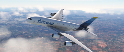 Livery FlyByWire A380 - discover (fictional, 4K)