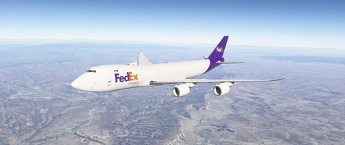 Livery Asoba B747 Freighter - FedEx (fictional)