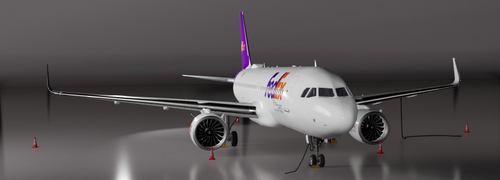 Asobo A320 neo Fedex Livery