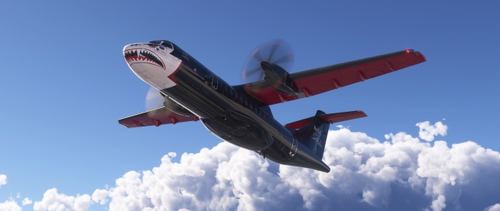 Livery ATR 42-600 - Norcally Spooky: Vampire / Bat (fictional)