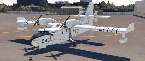 Livery Canadair  CL-415 white (paintkit)
