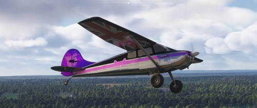 Livery Carenado C-170B - eSOTL KatBlueFlame