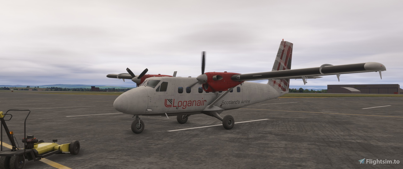 Livery DHC-6 Twin Otter - Loganair for Microsoft Flight Simulator | MSFS
