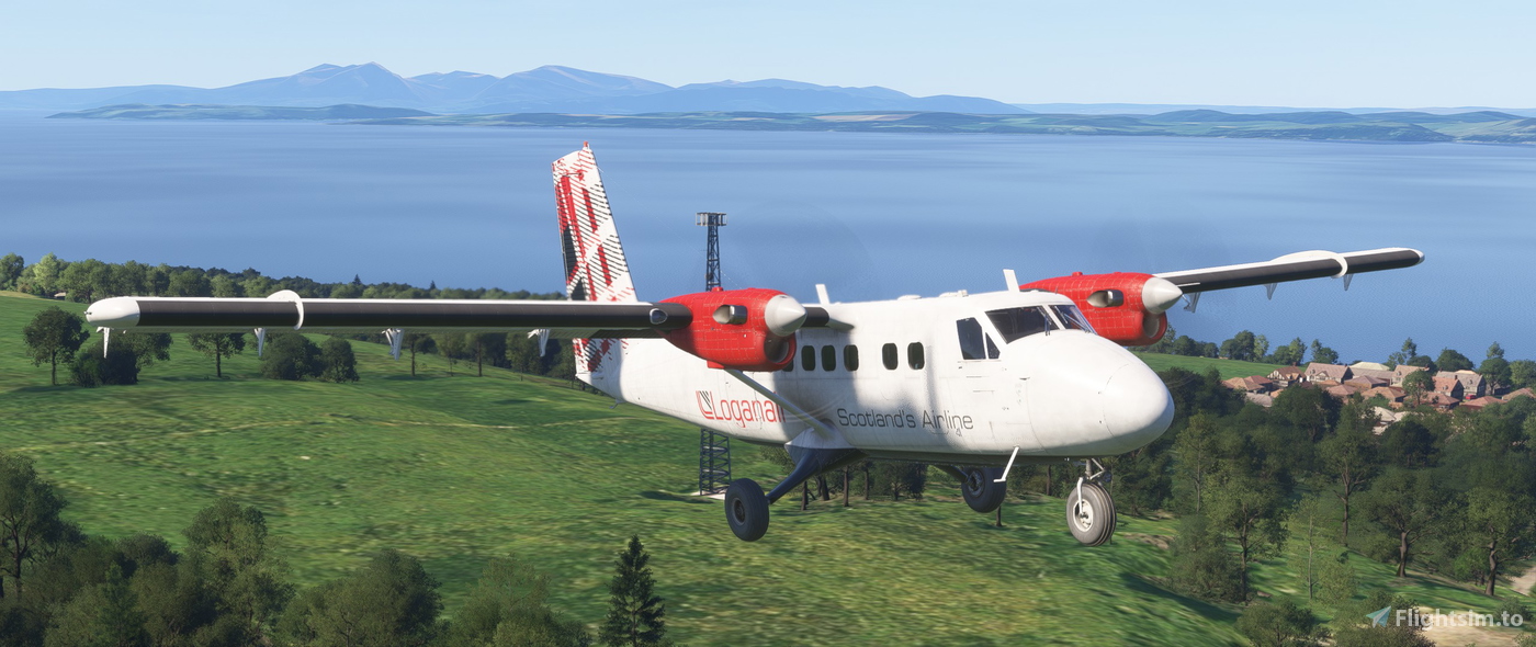 Livery DHC-6 Twin Otter - Loganair for Microsoft Flight Simulator | MSFS