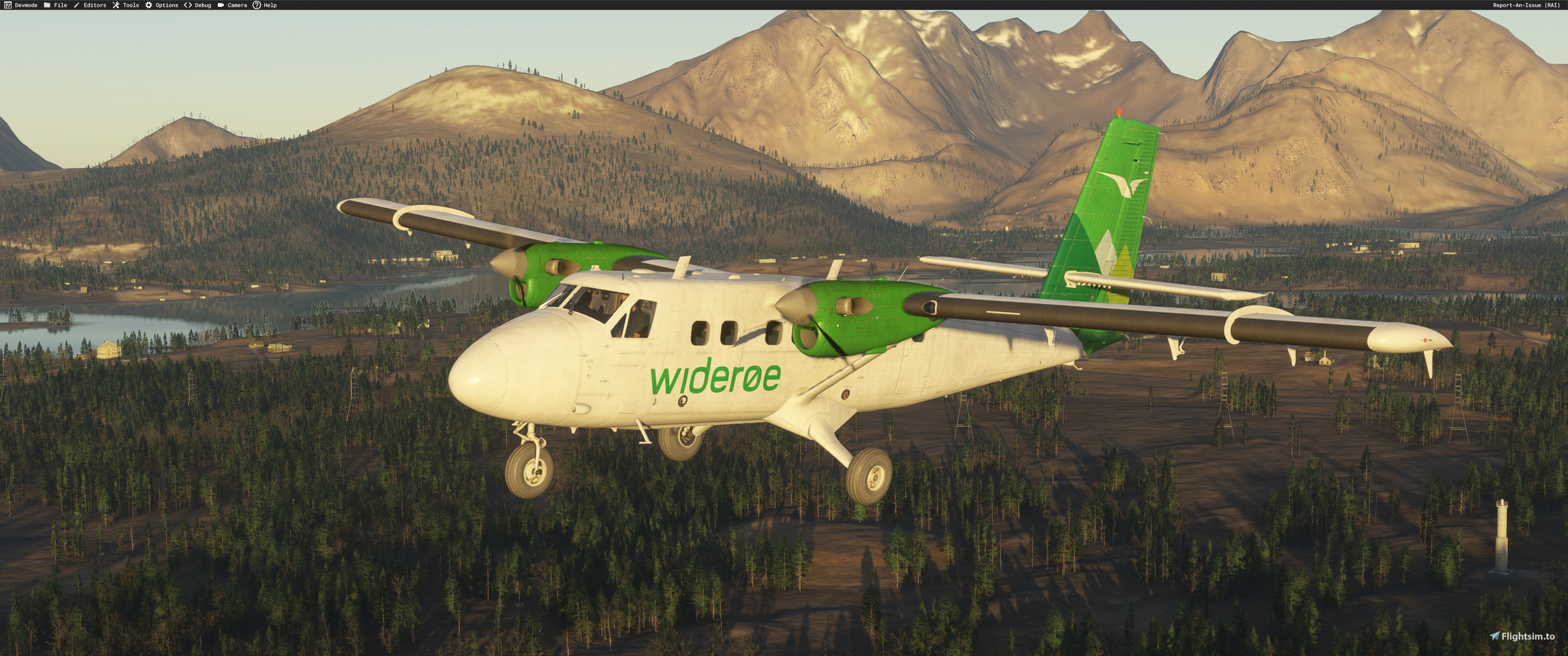 Livery DHC6-300 Twin Otter - Wideroe - Image 1