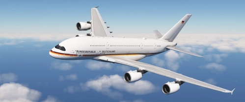 Livery FlyByWire A380 - Flugbereitschaft 10+01 (fictional, 8K)