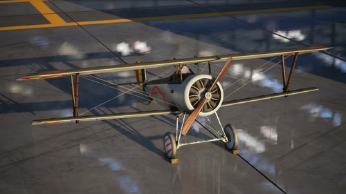 Livery for the Nieuport N17 (N23C1) reg.N5020 - Belgian Air Force - 5th Squadron (Comet)