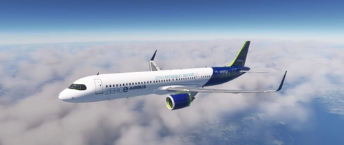 Livery LVFR A321 Neo LR LEAP - Airbus ZERO e (Fictional)