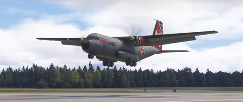Livery Transall C160 - STOLLines gray / white