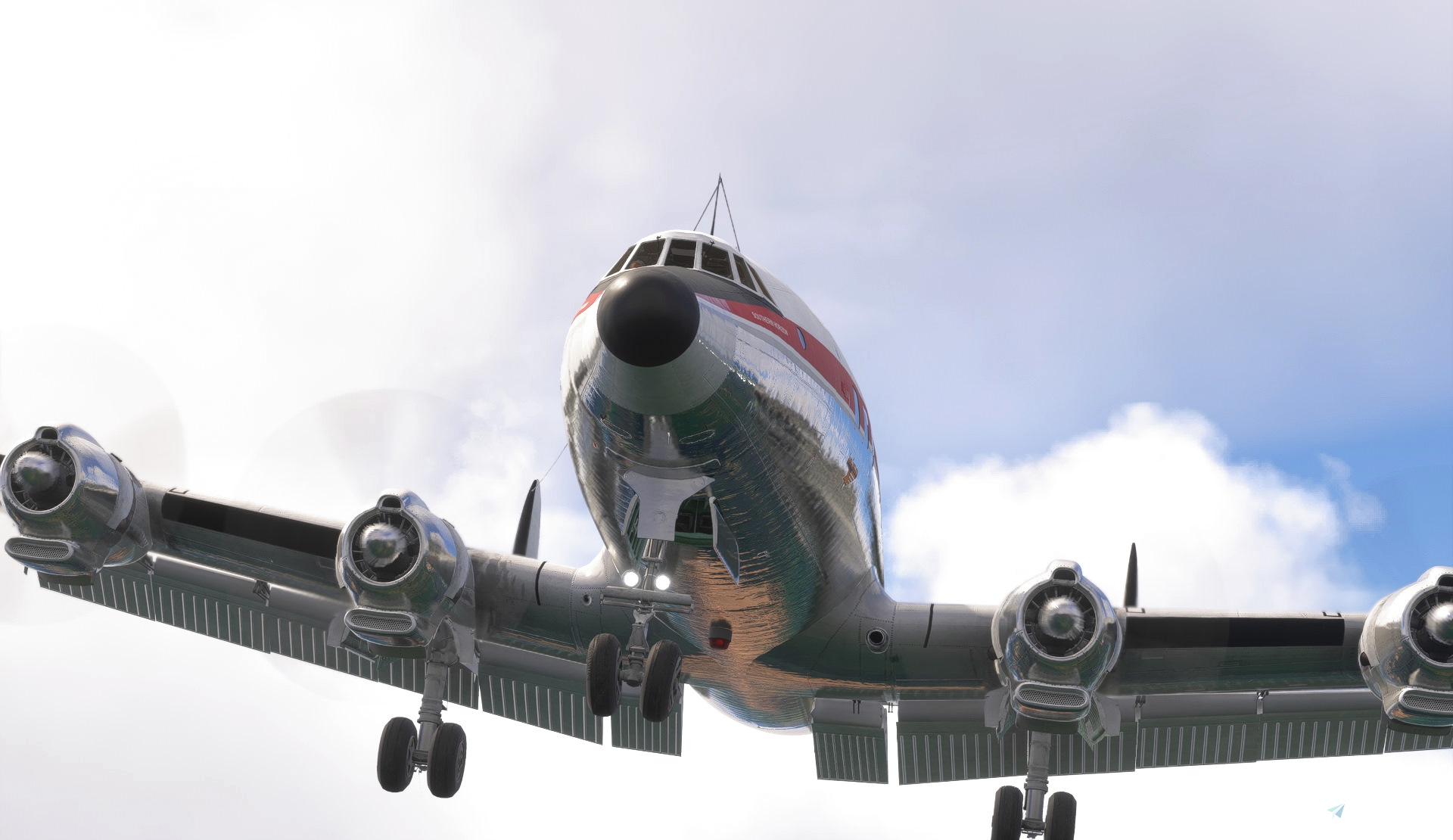 航空機・ヘリコプター Qantas Airways L-1049G-82-153 Lockheed L.1049G Super Constellation (Qantas, VH-EAG, 1954