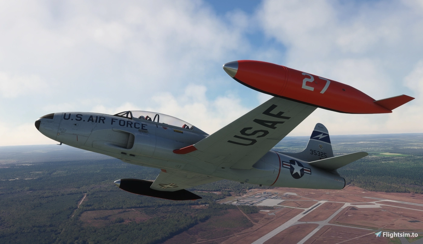 Lockheed T-33A, MSFS2024, Florida Air National Guard para Microsoft ...