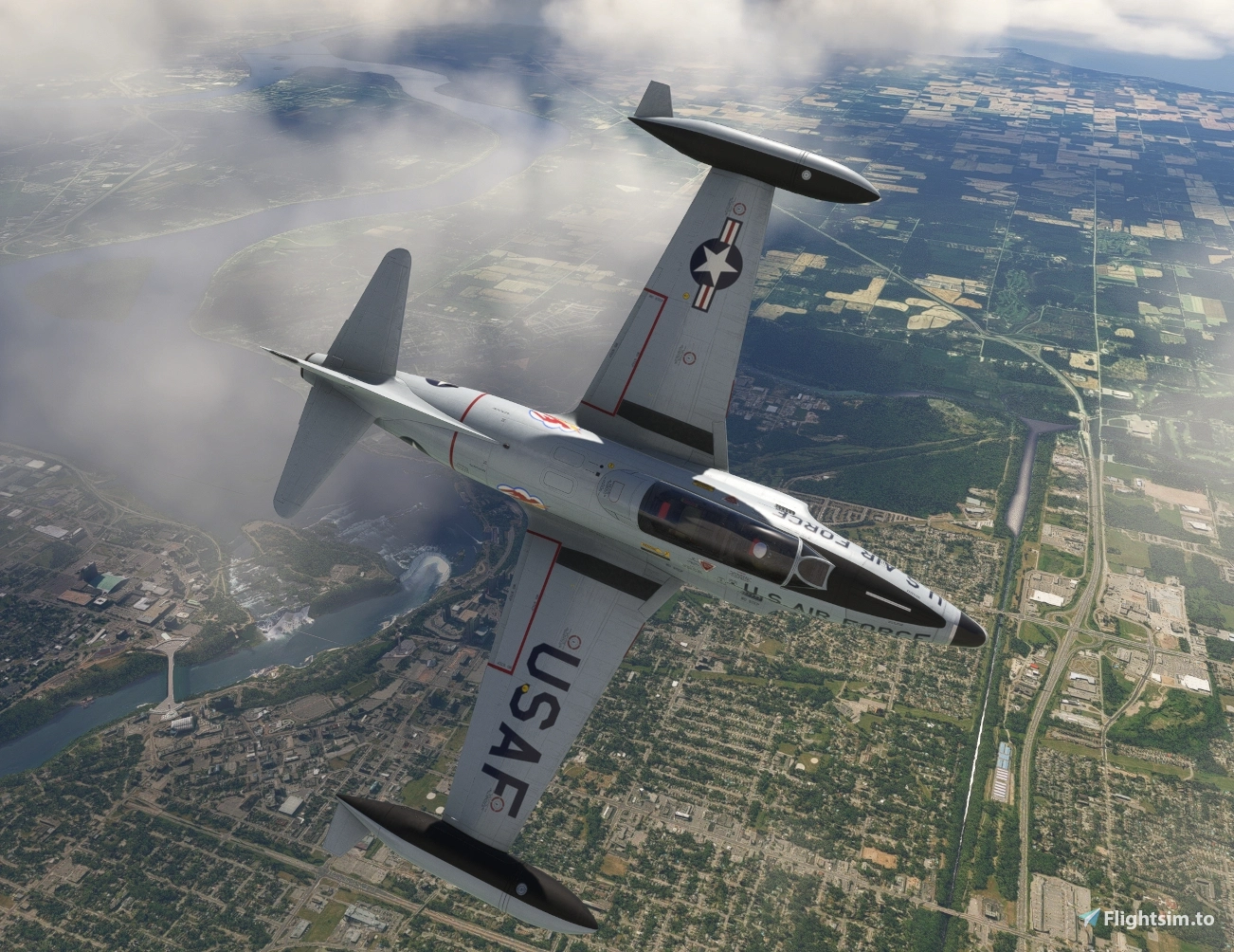 Lockheed T-33A, MSFS2024, New York Air National Guard para Microsoft ...