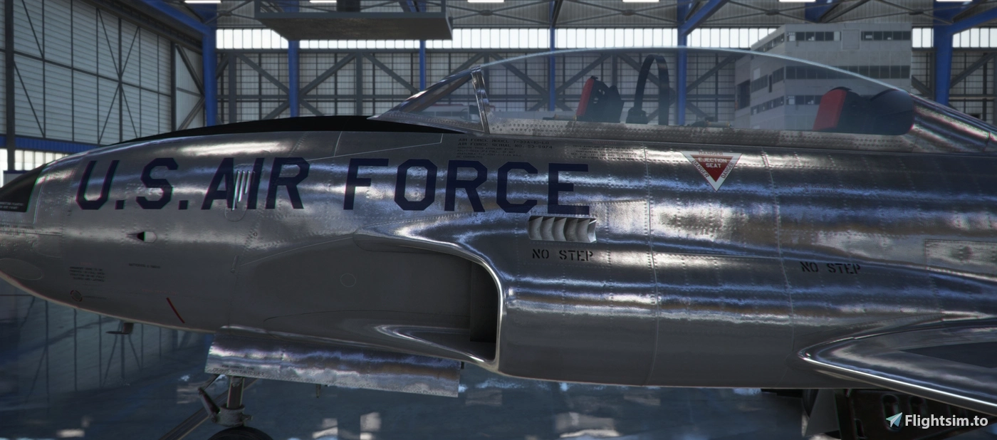 Lockheed T-33A, MSFS2024, USAF Logistics Command pentru Microsoft ...