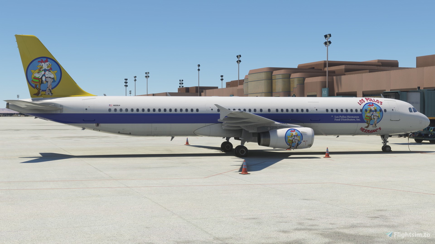 Los Pollos Hermanos (Fenix A321) für Microsoft Flight Simulator | MSFS