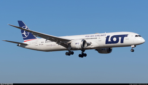 LOT Polish Airlines Horizon Simulations Boeing 787-9 SimBrief profiles