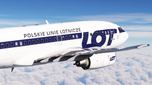LOT Polish Airlines | SP-LKF | +Cabin | PMDG B737-600